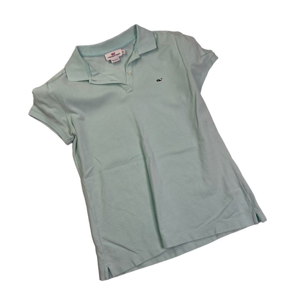 Vineyard Vines Women's Teal Collared Polo Short Sleeve